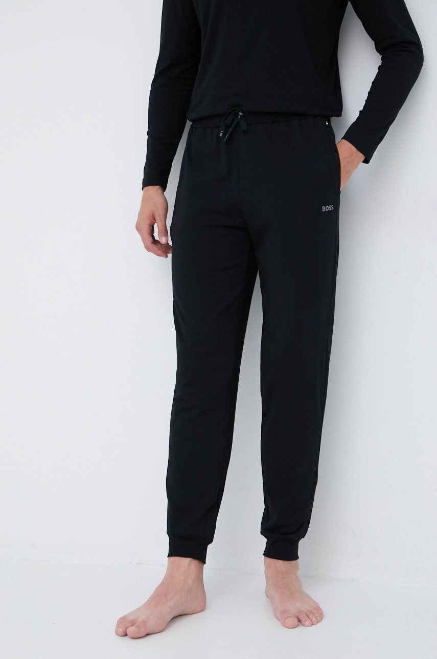 Tepláky BOSS Strech Cotton Pant Čierna | 50469538, 0