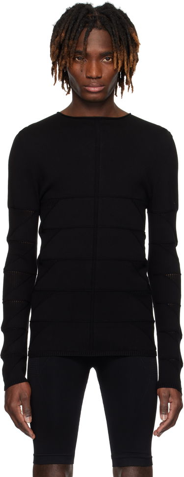 Sveter Rick Owens Rick Owens Hollywood Long Sleeve Sweater Čierna | RU01E5672 VILK, 0