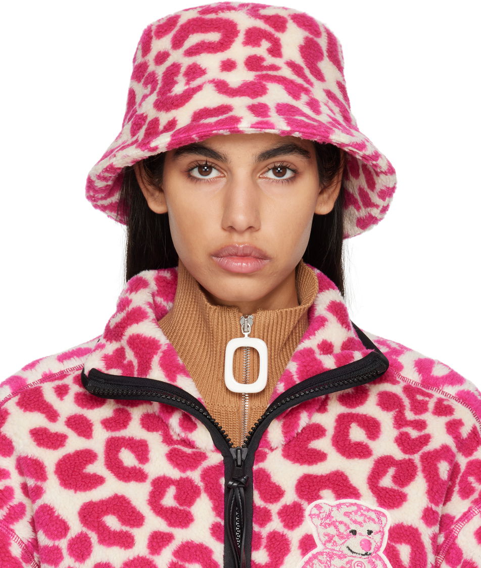 Klobúk Moncler x Genius 1 x JW Anderson Teddy Bucket Hat Ružová | I109E3B00001M2684, 0
