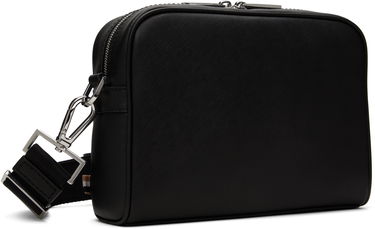 Taška cez rameno BOSS Saffiano Leather Reporter Bag Čierna | 50548279, 2