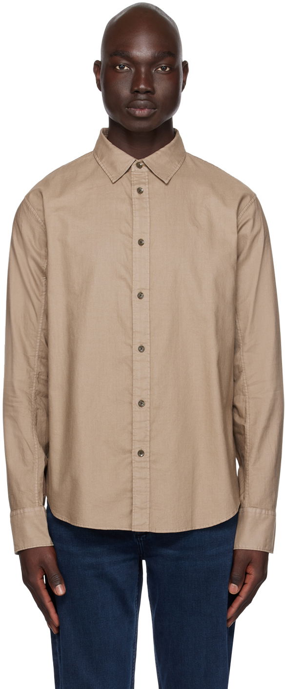 Košeľa rag & bone Rag & Bone Engineered Fit Shirt Béžová | MBW23HA455XXML, 0