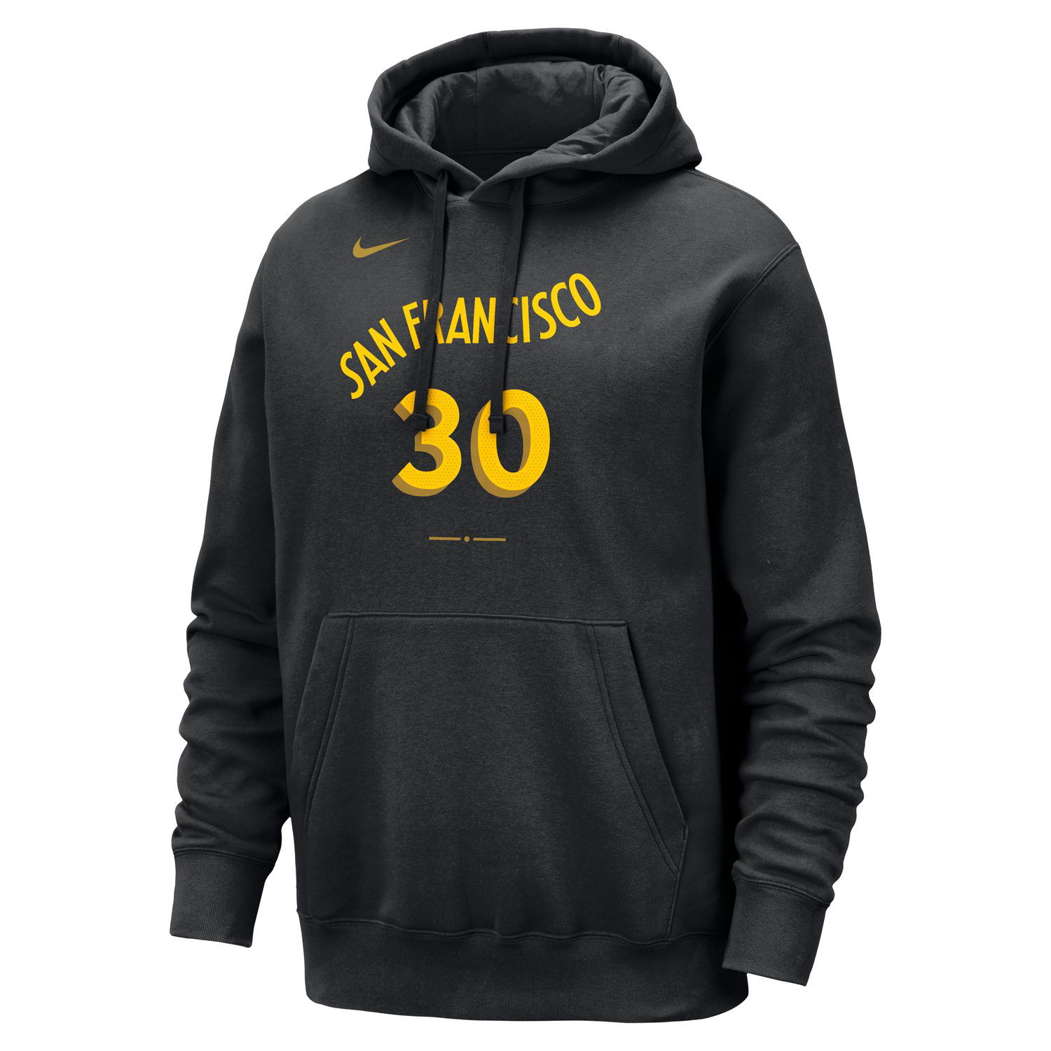 Mikina Nike NBA Golden State Warriors Stephen Curry City Edition Club Hoodie Čierna | FB4852-010, 1