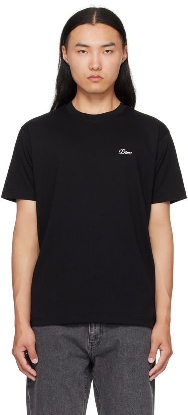 Tričko Dime Dime Cursive Logo T-Shirt Čierna | DIMEFA2544BLK, 0