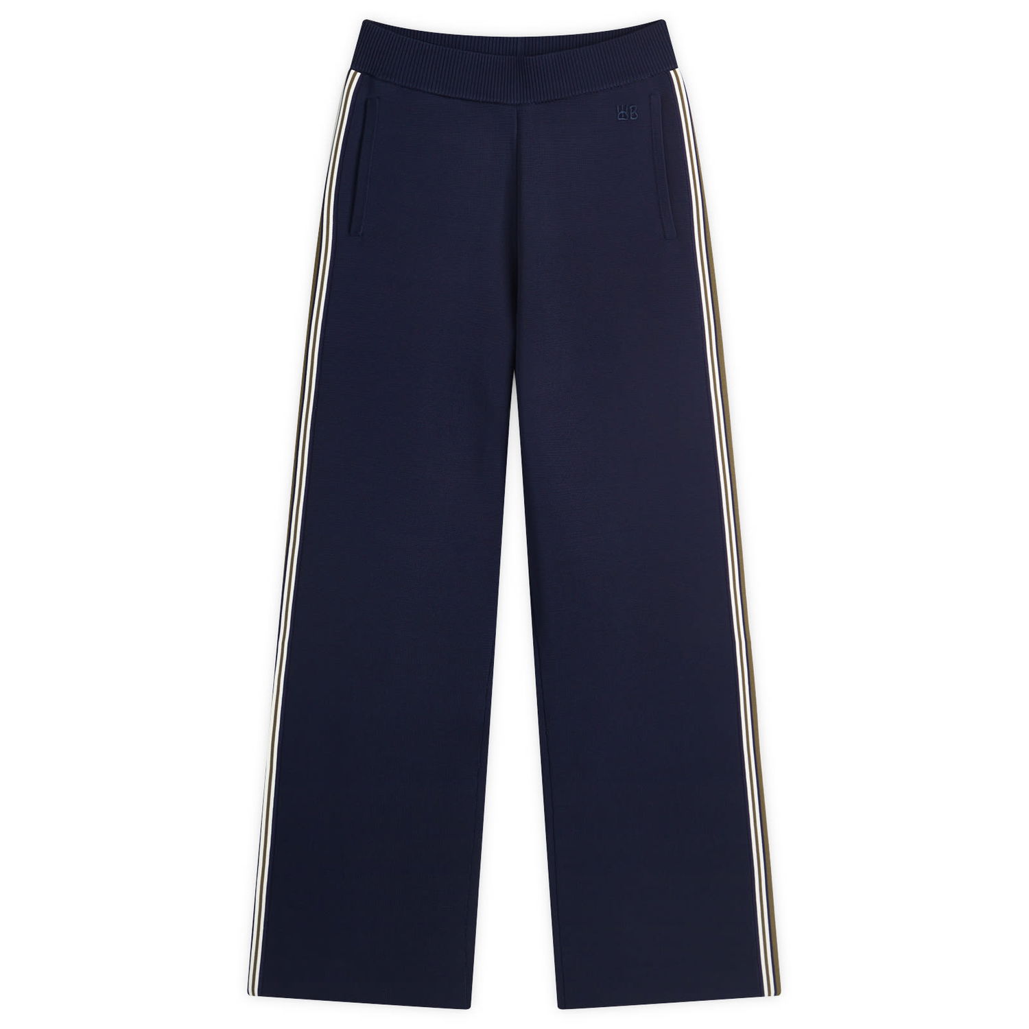 Tepláky Wales Bonner Wales Bonner Women's Tide Track Pants, Size Large Navy | US25KN35-KN05-599, 0