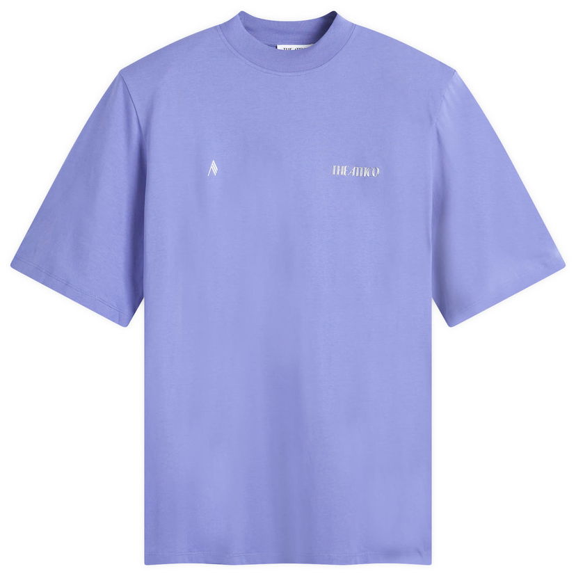 Tričko The Attico The Attico Kilie Oversized Logo T-Shirt, Size 42 Fialová | 241WCT173