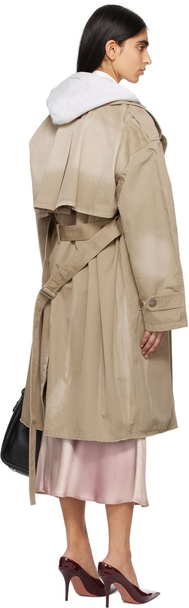 Trenčkot Acne Studios Acne Studios Belted Trench Coat Béžová | A90630-, 2