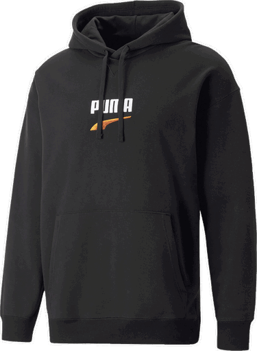 Mikina Puma Puma DOWNTOWN Logo Hoody Čierna | 538245-001, 0