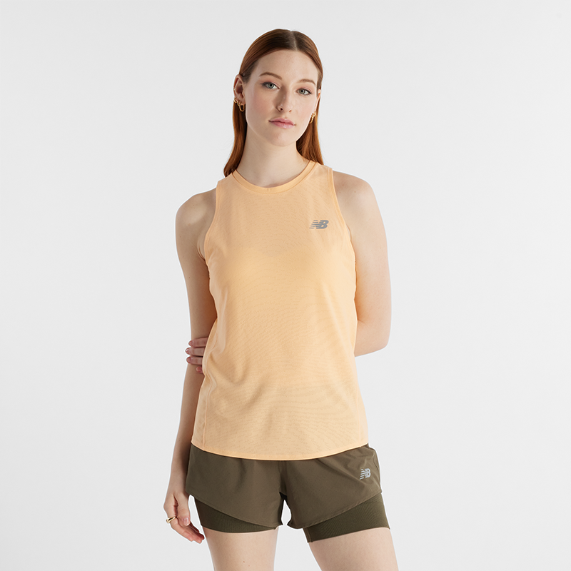 Tielko New Balance Tank Top Oranžová | NBWT41280PAE, 0