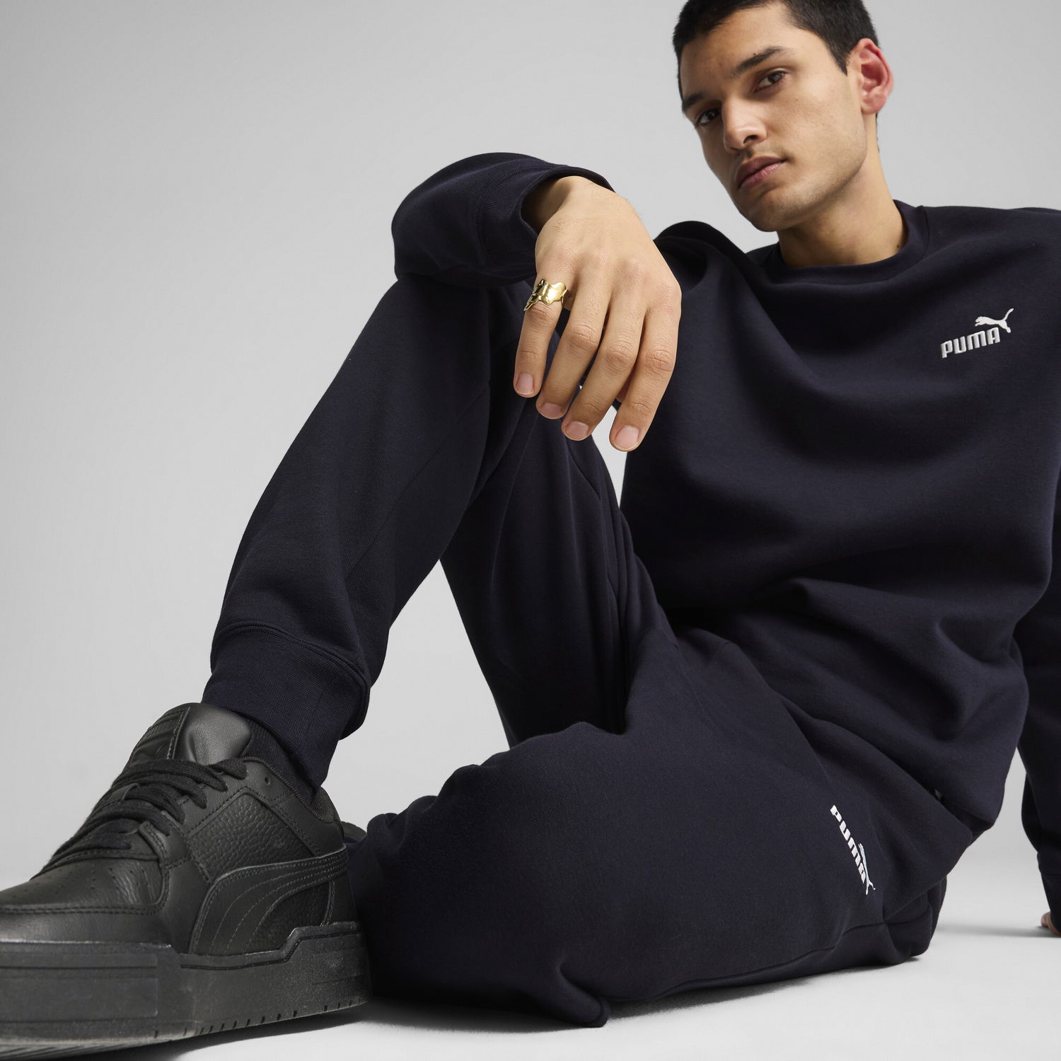 Mikina Puma Essentials Logo No. 1 Sweatpants Navy | 682606_16, 1