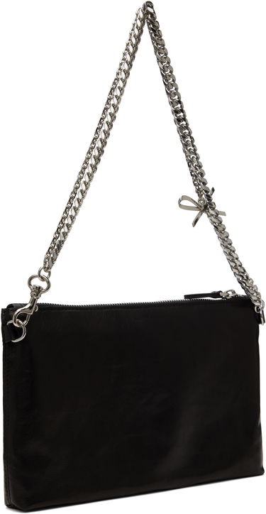 Taška cez rameno We11done We11done Ribbon Chain Shoulder Bag Čierna | WD-AB0-25-480-U-BK, 2