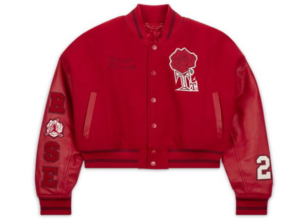 Bomber bunda Jordan Teyana Taylor x Varsity Jacket Červená | FB2643-687