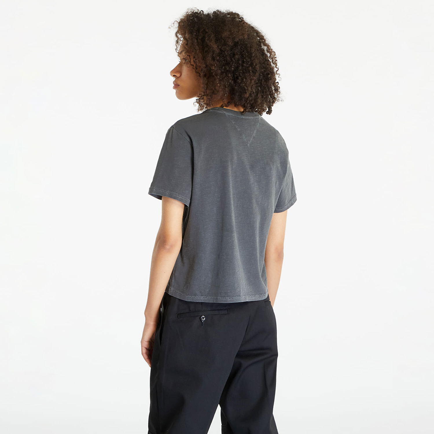 Tričko Tommy Hilfiger Classics Leo Short Sleeve Tee "New Charcoal" Šedá | DW0DW16457 PUB, 1