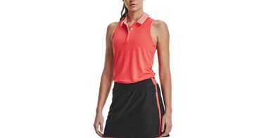 Polo tričko Under Armour UA Iso-Chill Sleeveless Oranžová | 1370136-872, 1