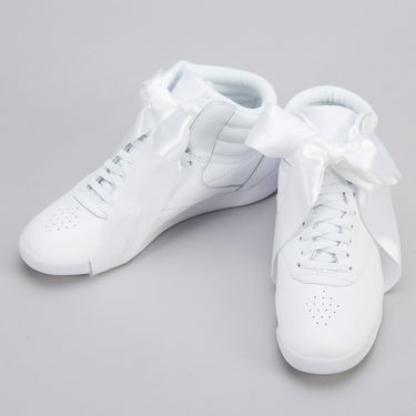 Tenisky a topánky Reebok Freestyle High Satin Bow Biela | CM8903, 2