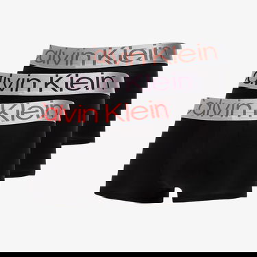 Boxerky CALVIN KLEIN Reconsidered Steel Micro Low Rise Trunk 3-Pack Čierna | NB3074A 6J4, 0