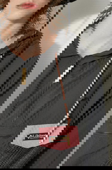 Vetrovka Columbia Painted Peak Transitional Cropped Oversize Anorak Hoodie with Mesh Pockets Čierna | 2072211, 5