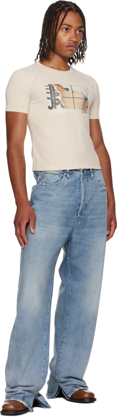 Tričko Jean Paul Gaultier Jean Paul Gaultier Printed T-Shirt Béžová | 25/03-W-TO294-J002-691501, 3