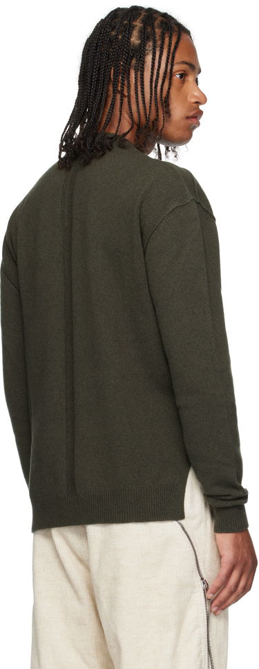 Sveter Rick Owens Concordians Round Neck Sweater Zelené | RU02E1684 WSBR, 2