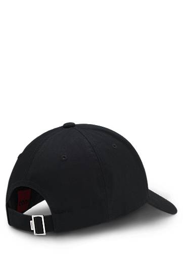 Šiltovka BOSS Cotton-twill cap with stacked-letter patch Čierna | 50539554, 1