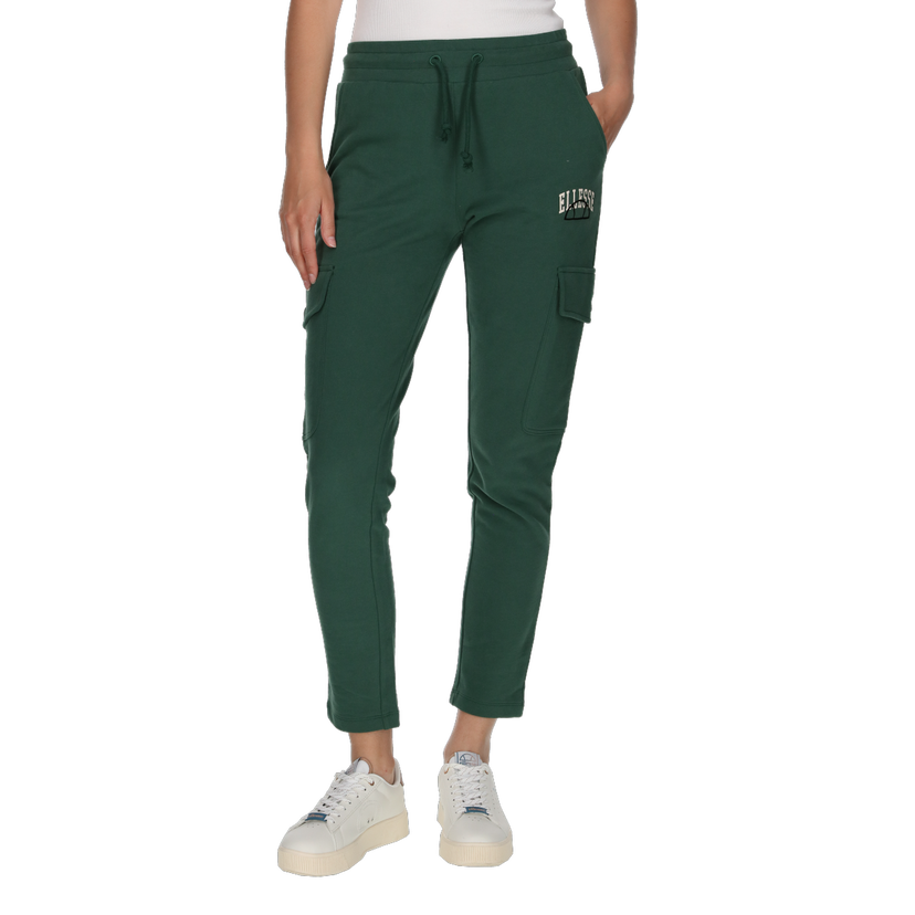 Tepláky Ellesse Cargo Joggers with Drawstring Waist Zelené | ELA233F101-61
