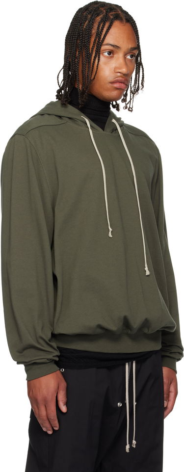 Mikina Rick Owens Rick Owens Concordians Heavy Jersey Hoodie Béžová | RU02E1281 BA, 4