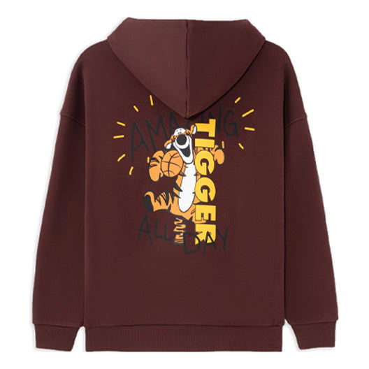 Mikina Li-Ning Li-Ning x Disney Tigger Loose Fit Hoodie Vínová | AWDRH39-2