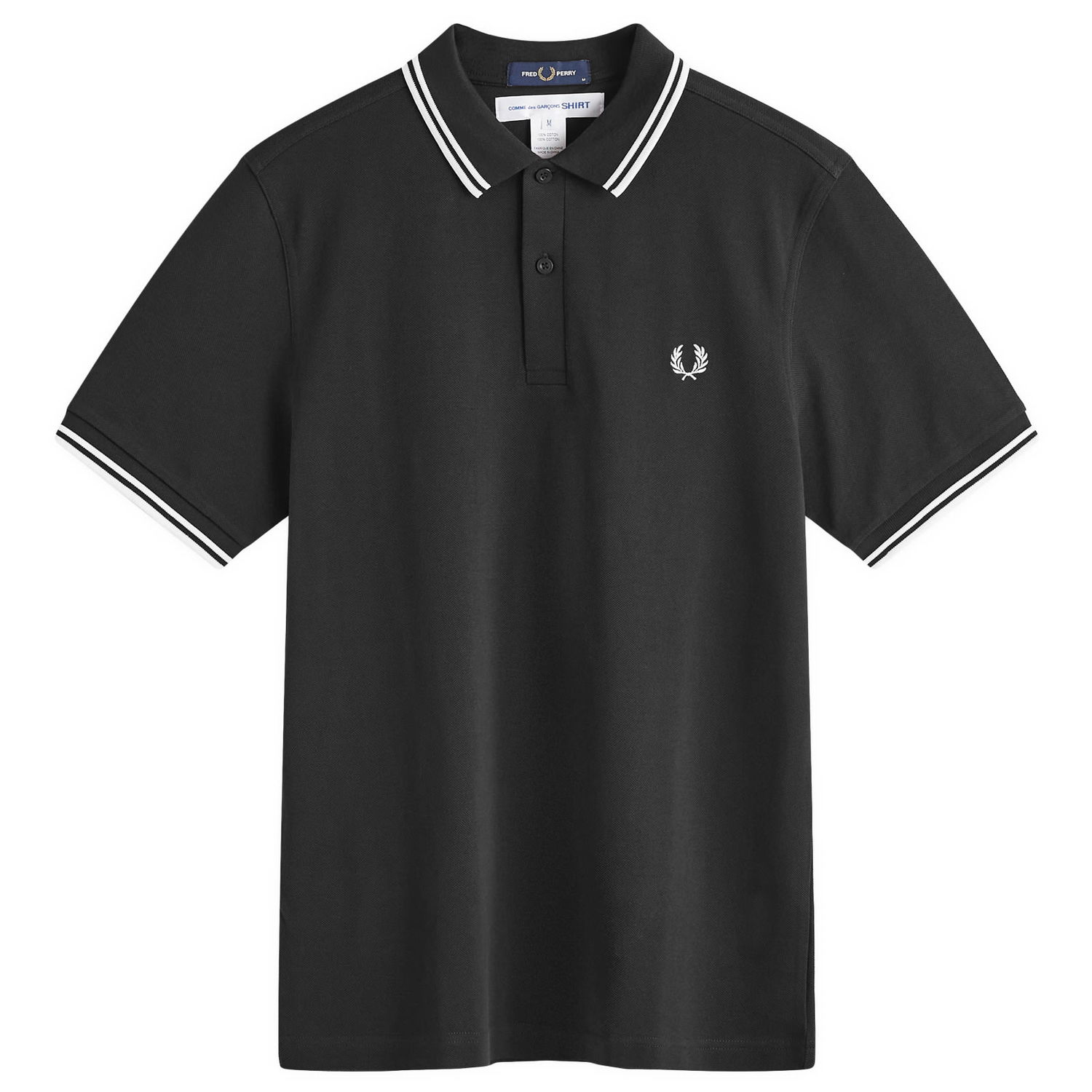 Polo tričko Comme des Garçons Back Print Polo Black Čierna | FN-T502-1, 0