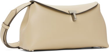 Taška cez rameno TOTEME Toteme T-Lock Leather Clutch Béžová | 234-WAL950-LE0025, 1