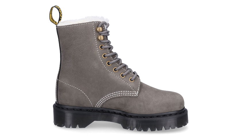 Tenisky a topánky Dr. Martens 1460 Pascal Bex FL Fleece Lined Lace-up Boot Šedá | DM41419020