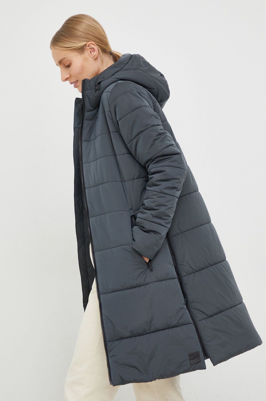 Kabáty Jack Wolfskin Eisbach Puffer Coat Šedá | 1206981, 0
