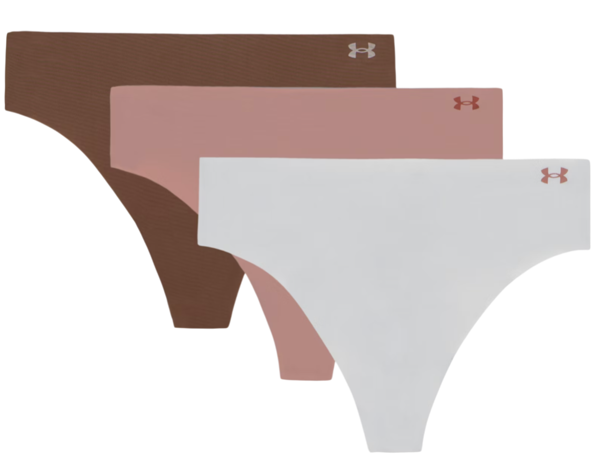 Nohavičky Under Armour Under Armour SOLID 3 Pack Thong Ružová | 1383893-014, 0