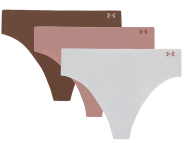 Nohavičky Under Armour Under Armour SOLID 3 Pack Thong Ružová | 1383893-014, 0