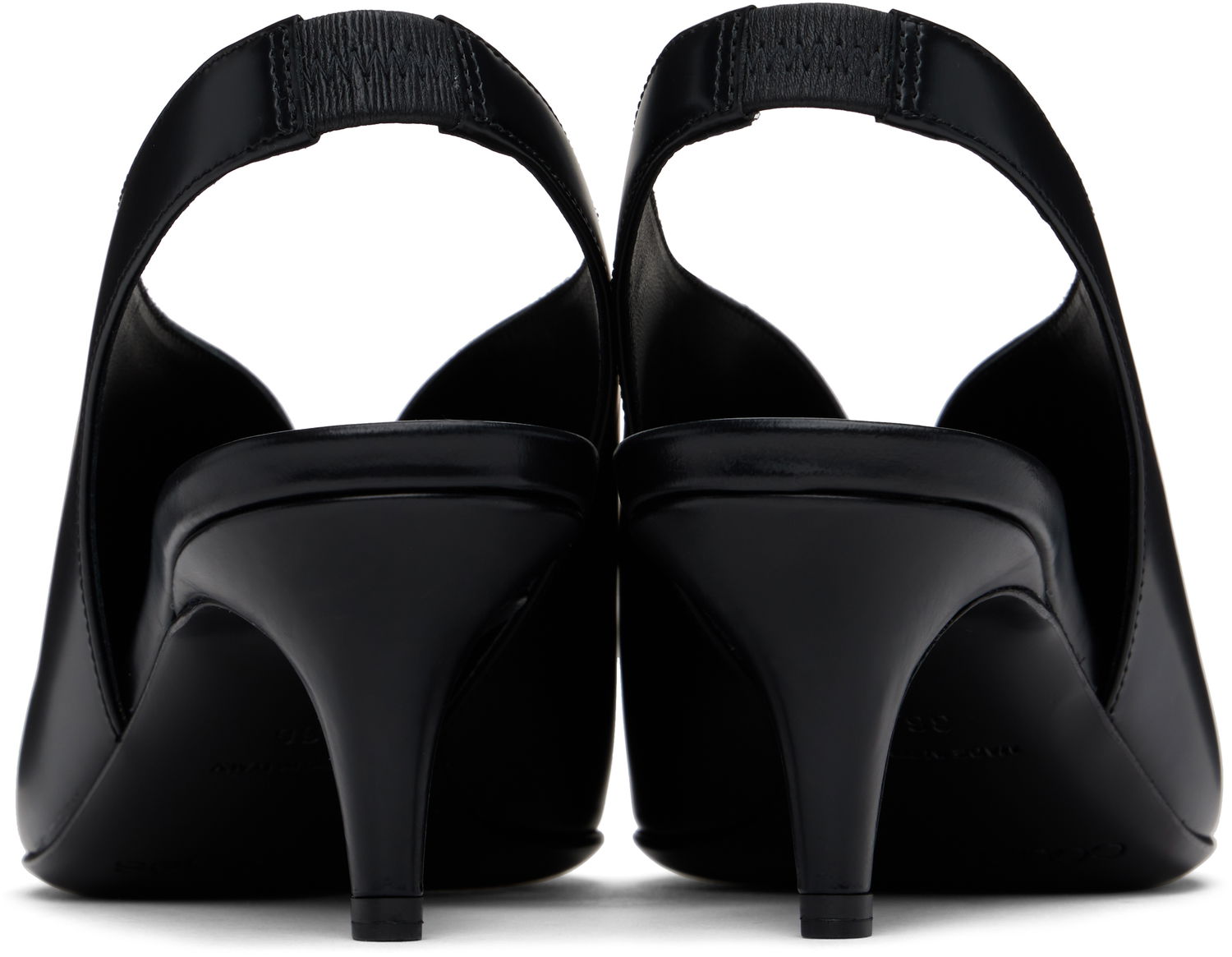 Tenisky a topánky Courrèges Slingback Leather Heels Čierna | 324SPP015CV0033, 1