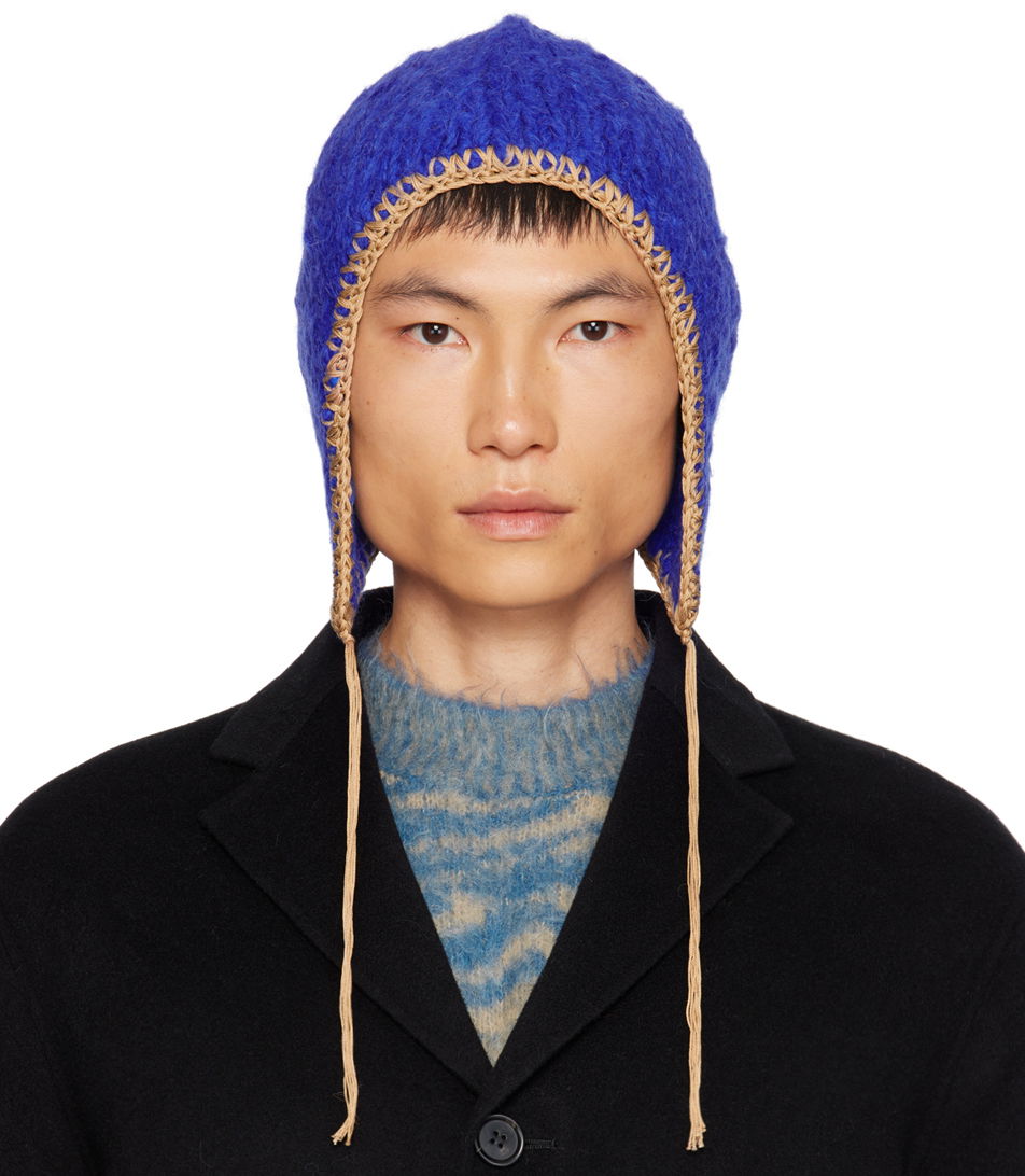 Kulicha Acne Studios Ear Flaps Navy | C40312-, 0