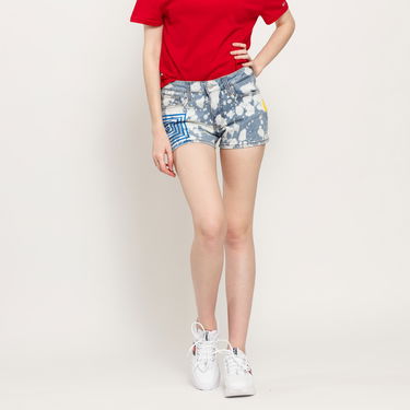 Šortky CALVIN KLEIN Mid Rise Short Da128 Bleached Grafitti Rôznofarebný | J20J213656 1CD, 1