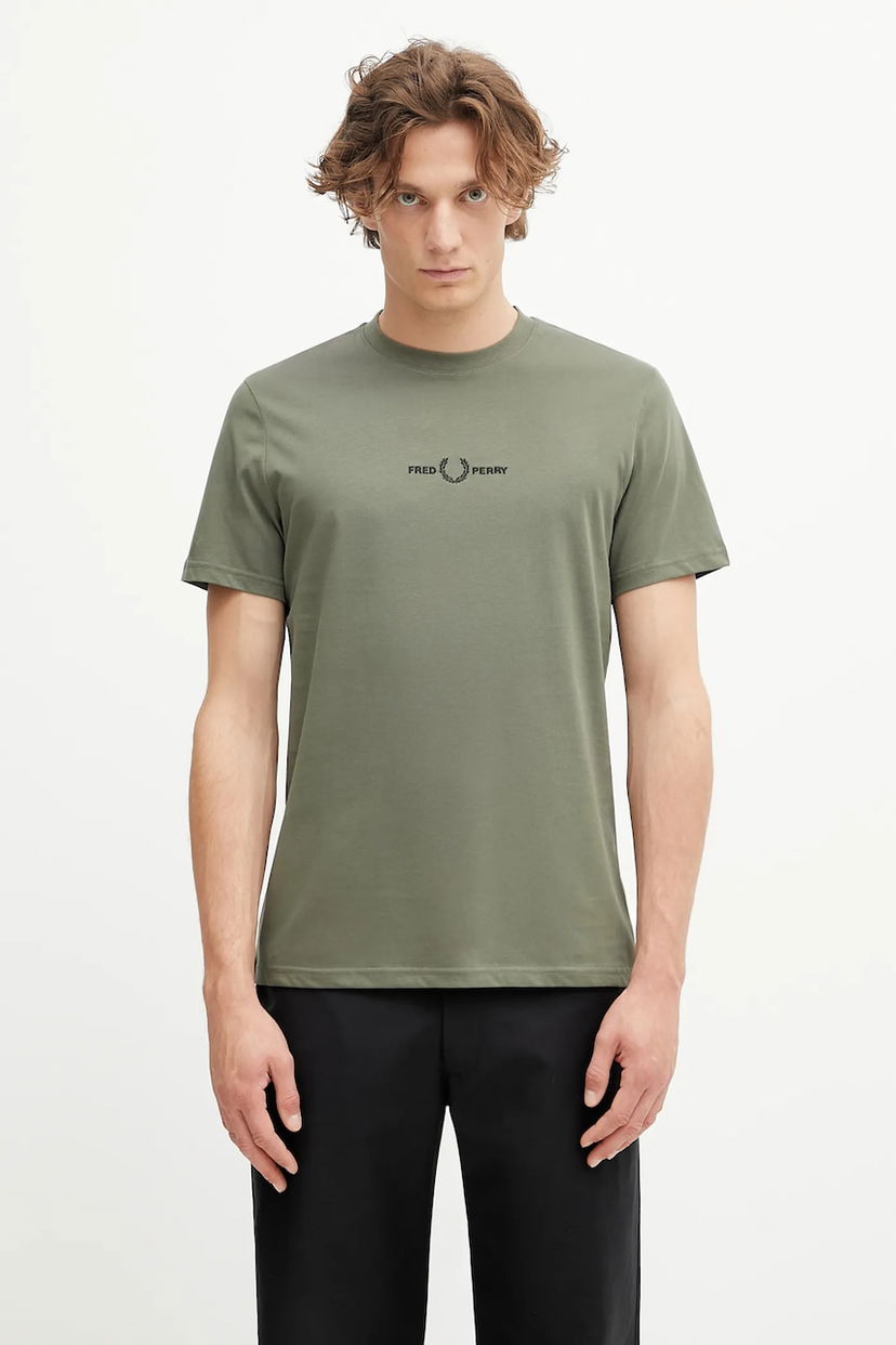 Tričko Fred Perry Fred Perry Men's T-Shirt Zelené | M4580