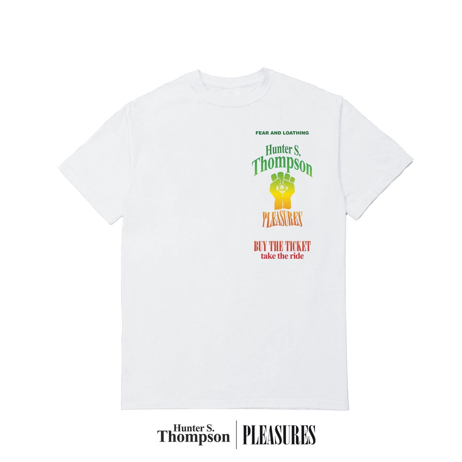 Tričko Pleasures Take The Ride Tee Biela | P22W054-WHITE, 1