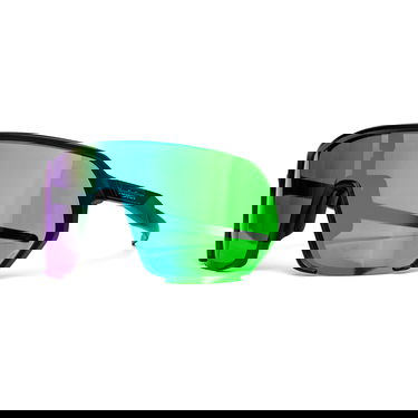 Slnečné okuliare Horsefeathers Archie Bike Sunglasses Black/ Mirror Green Čierna | AM219A, 0