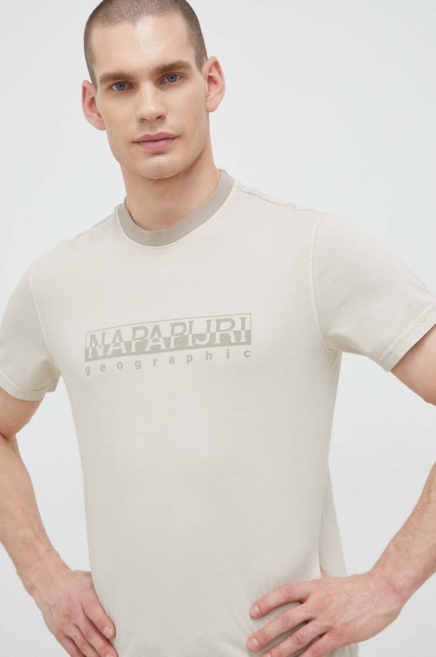 Tričko Napapijri T-Shirt Béžová | NP0A4H2JN901, 0