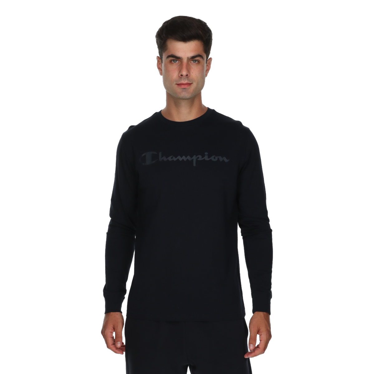 Tričko Champion Long Sleeve T-Shirt Čierna | 222098-BS501, 0