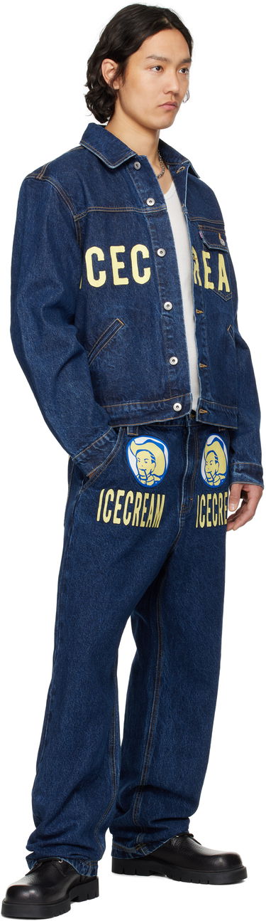 Bunda BBC IceCream ICECREAM Cowboy Trucker Denim Jacket Modrá | ICD25108, 3