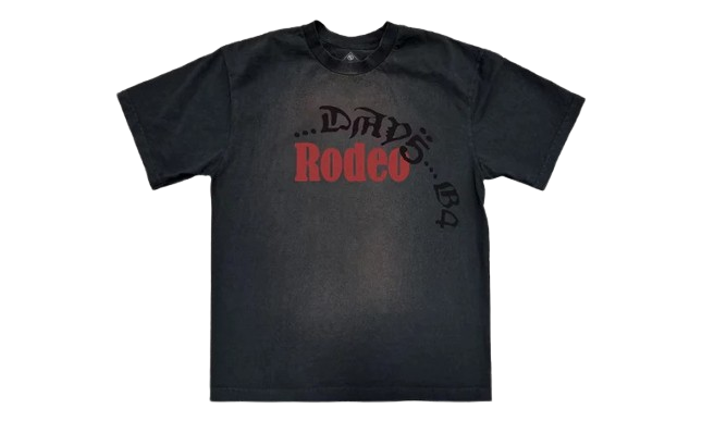 Tričko Cactus Jack by Travis Scott Travis Scott Cactus Jack x Sp5der Days Before Rodeo T-Shirt Size L Čierna | TRSB, 0