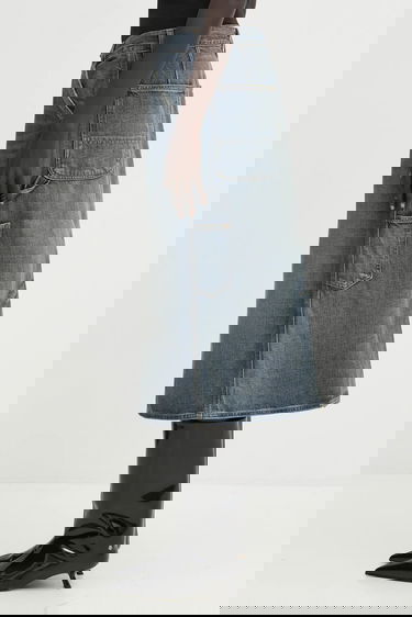 Sukňa Carhartt WIP Single Knee Denim Midi Skirt Modrá | I034224.014Q, 1