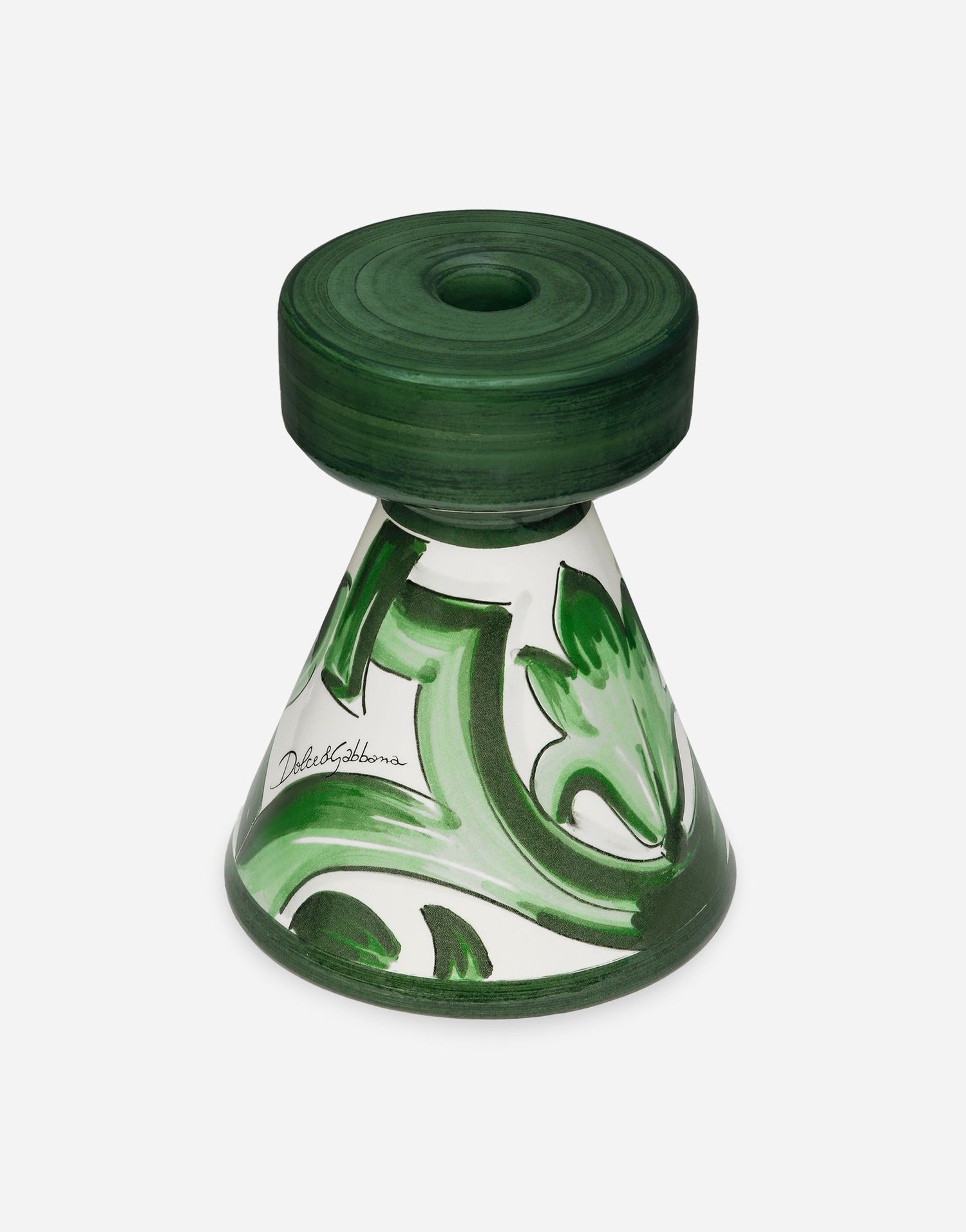 Home decor Dolce & Gabbana Dolce & Gabbana Ceramic Candle Holder Zelené | TCC188TCACDUV001, 1