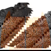 Logo Puffer Jacket Leopard/Black