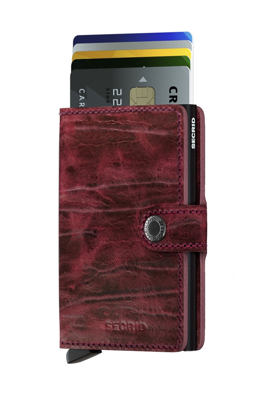 Peňaženka Secrid Secrid MDM Leather Wallet Vínová | MDM.Bordeaux, 0