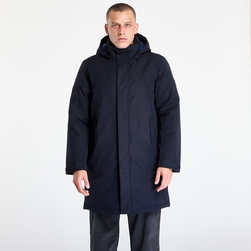 Bunda Tommy Hilfiger Jacket Tech Hooded Padded Parka Desert Sky Navy | MW0MW41362-DW5