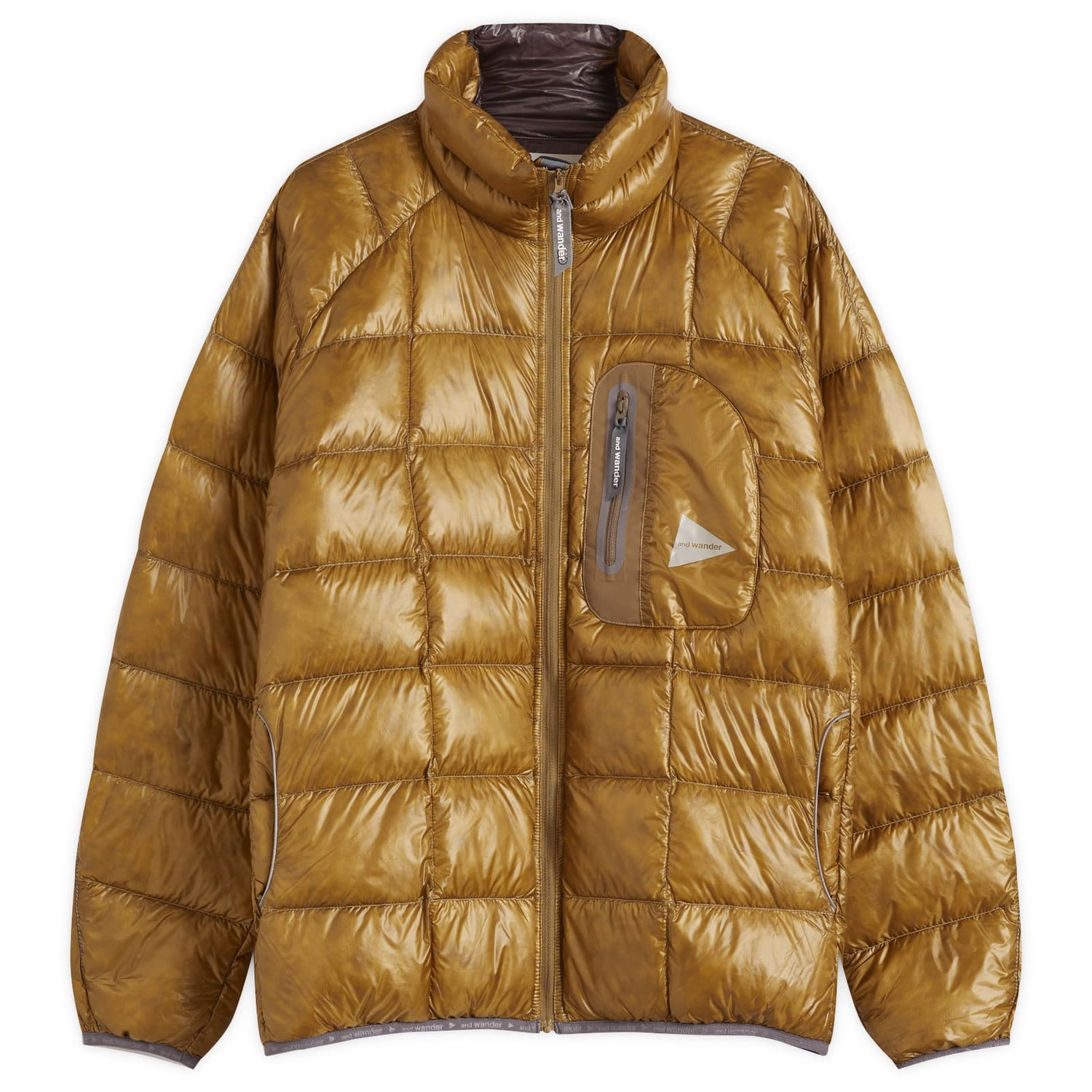 Prešívaná bunda and wander Diamond Stitch Down Jacket, Size Large Žltá | 5744231106-190, 0
