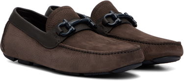 Tenisky a topánky FERRAGAMO Salvatore Ferragamo Gancini Ornament Driver Loafers Hnedá | 784300, 3