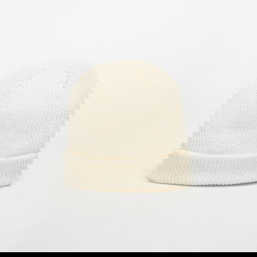 Kulicha Footshop Stone Knit Beanie with Embroidered Logo Biela | FTSHP_460, 7